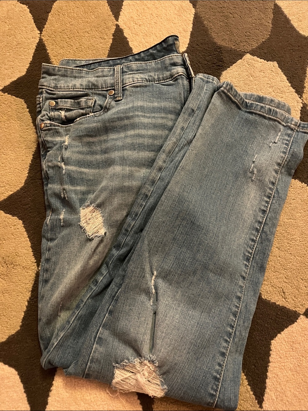 torrid Light Blue Distressed Boyfriend Jeans